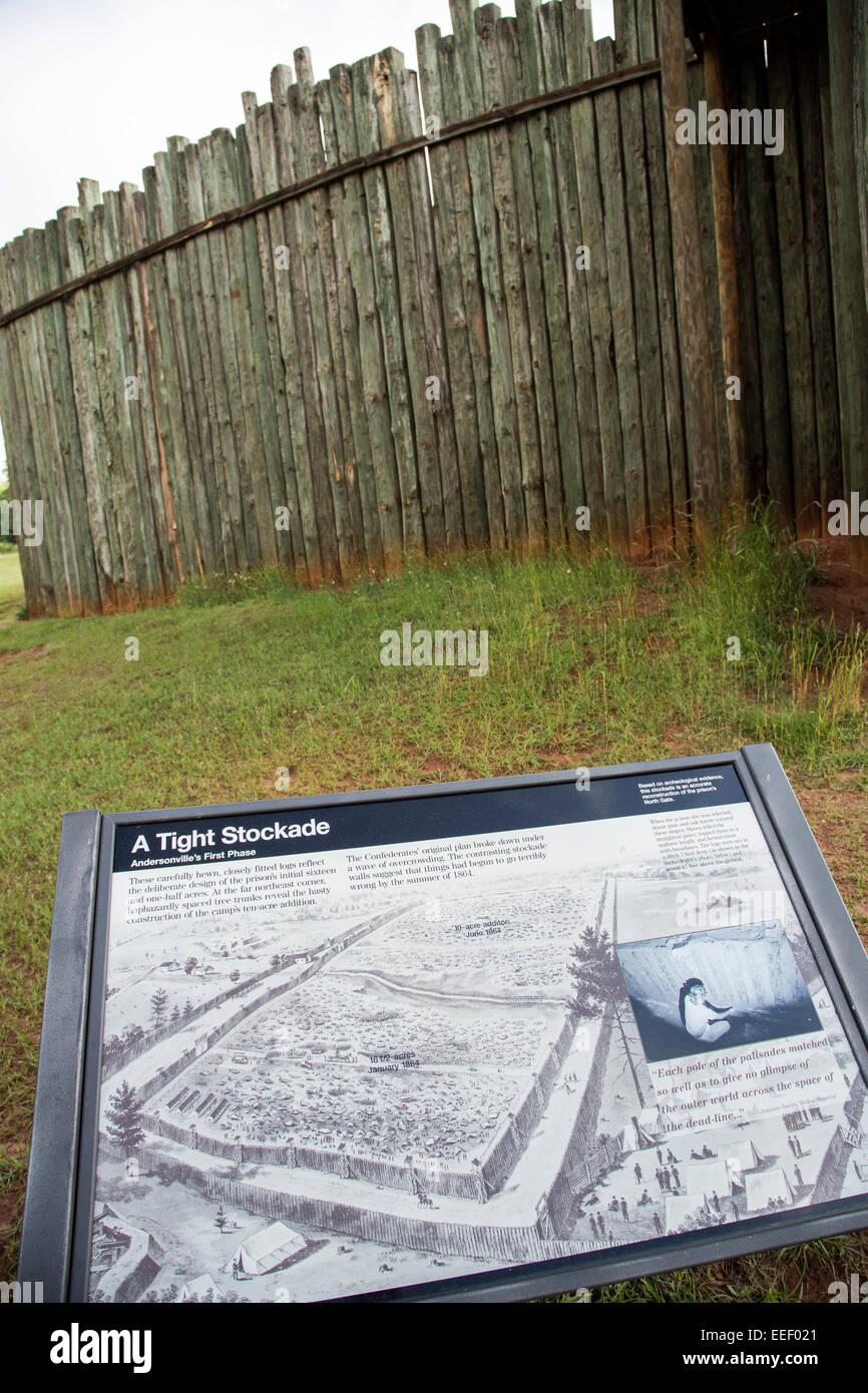 Andersonville National Historic Site home to the former Camp Sumter