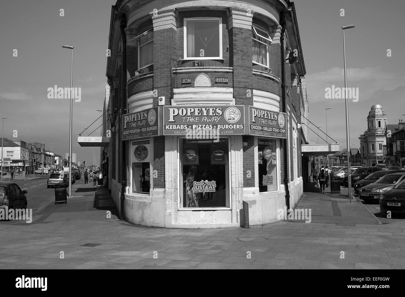 Kings Square, Blackpool Stock Photo Alamy
