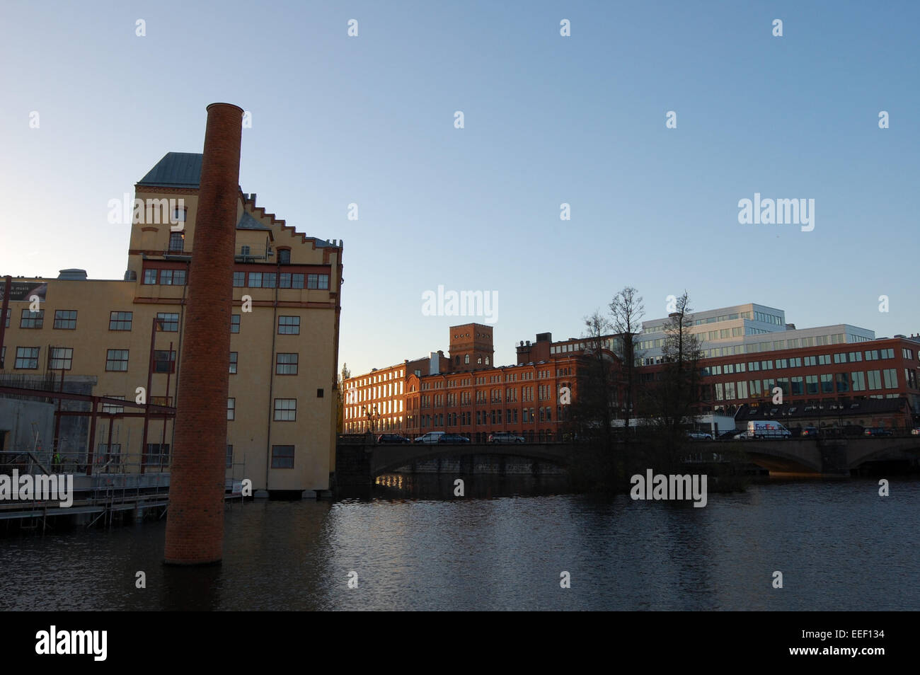 'The Fifth chimney' by Jan Svenungsson Norrköping Sweden Stock Photo