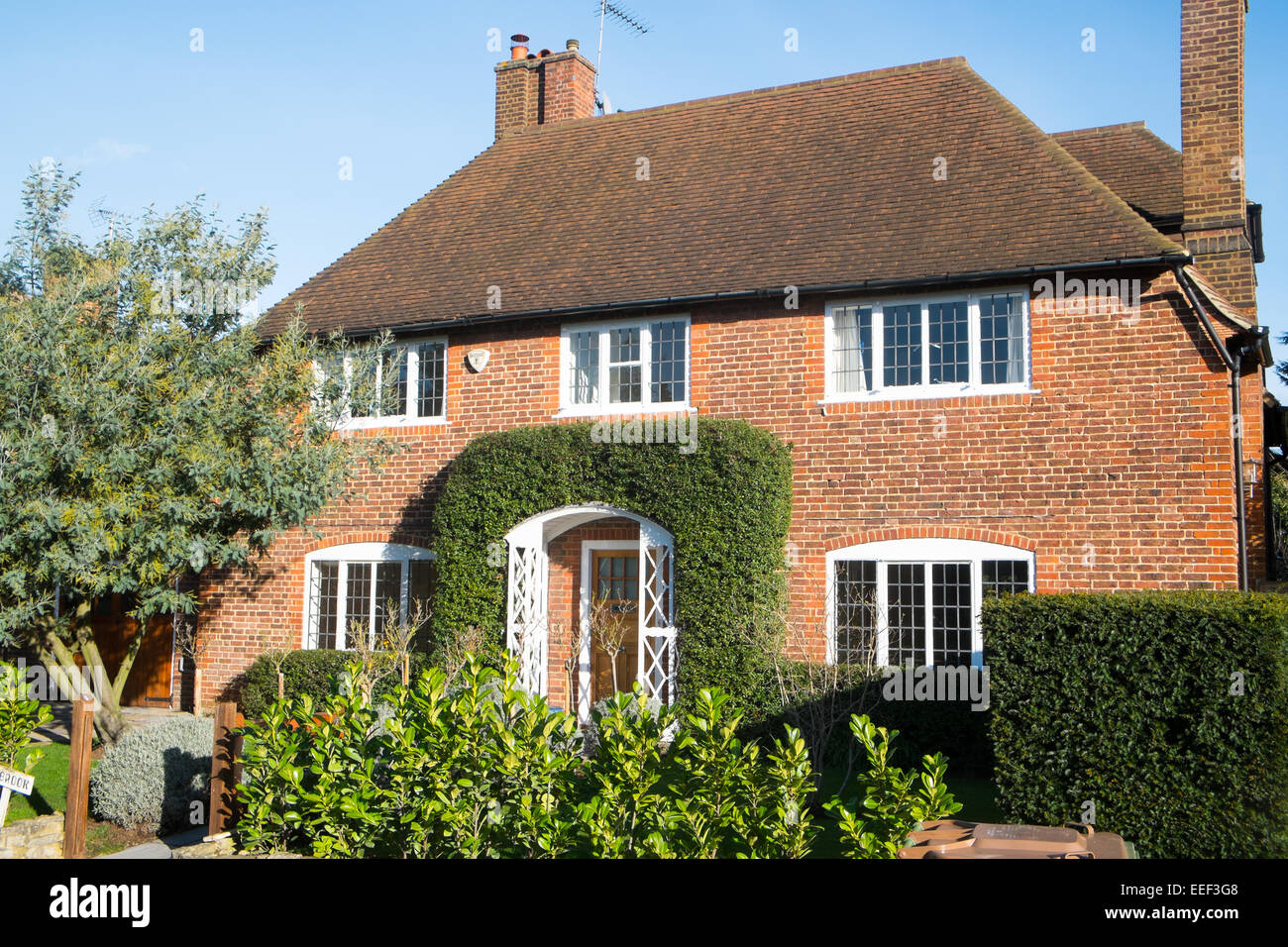 luxury detached home house in Esher,Surrey,england Stock Photo Alamy
