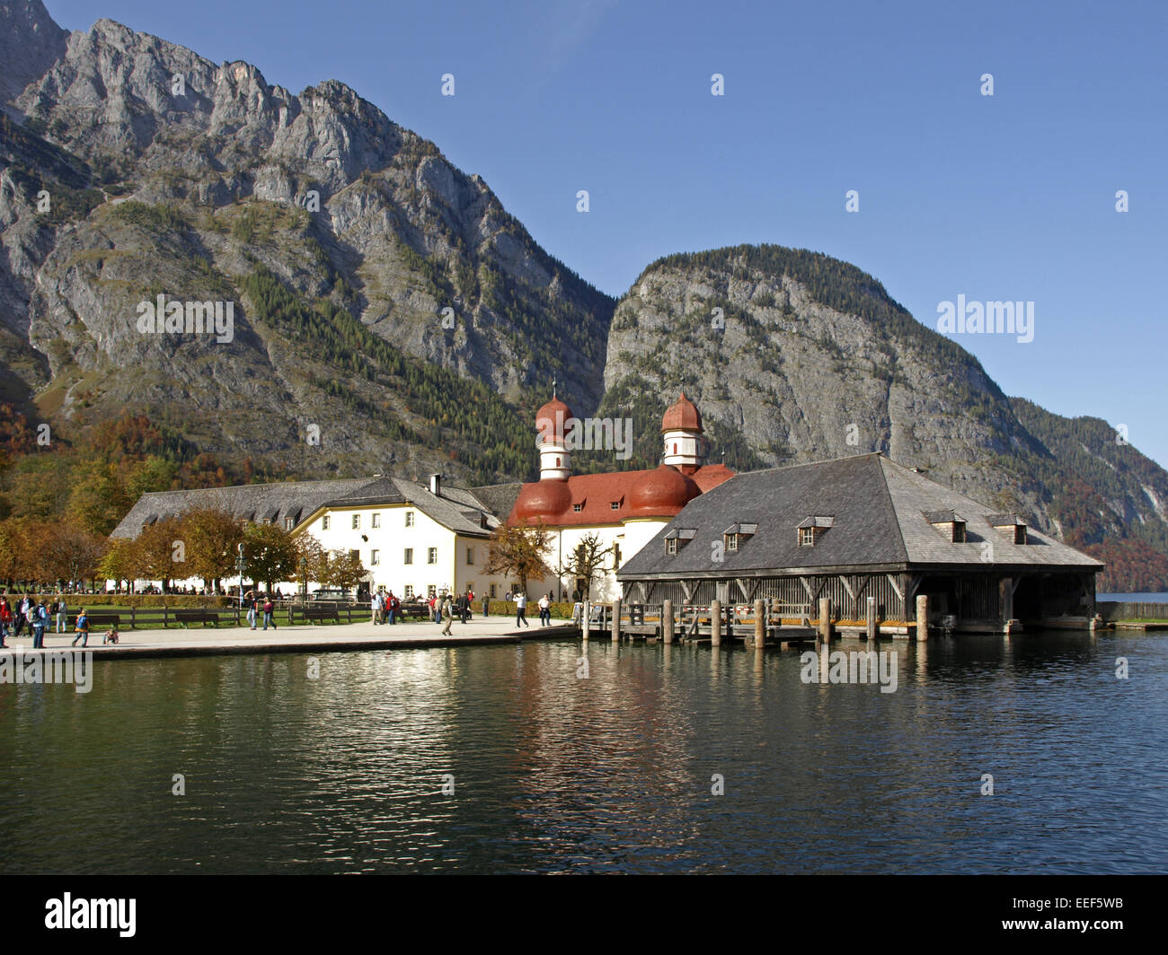Deutschland, Bayern, Nationalpark Berchtesgaden, Koenigssee ...