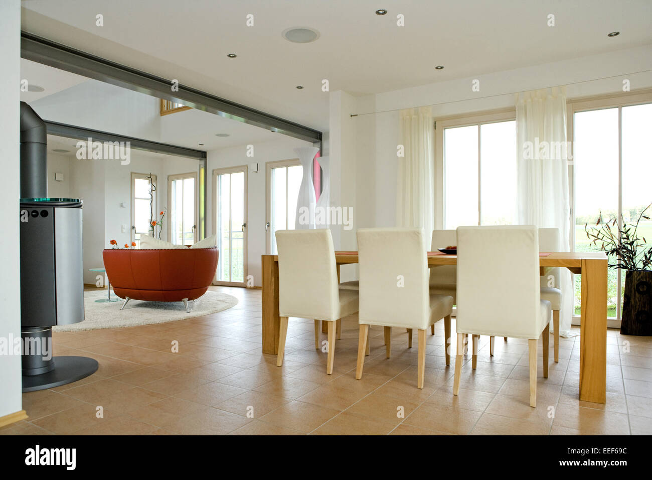 Architektur, Baustil, Dekoration, Einrichtungsgegenstaende, Innenarchitektur, Inneneinrichtung, Interieur, Moebel, Raum, Wohnrau Stock Photo