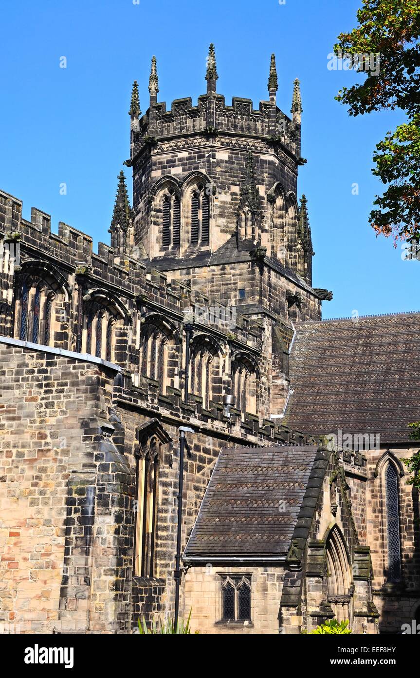 Collegiate Church of St Mary, Stafford, Staffordshire, England, UK, Western Europe. Stock Photo