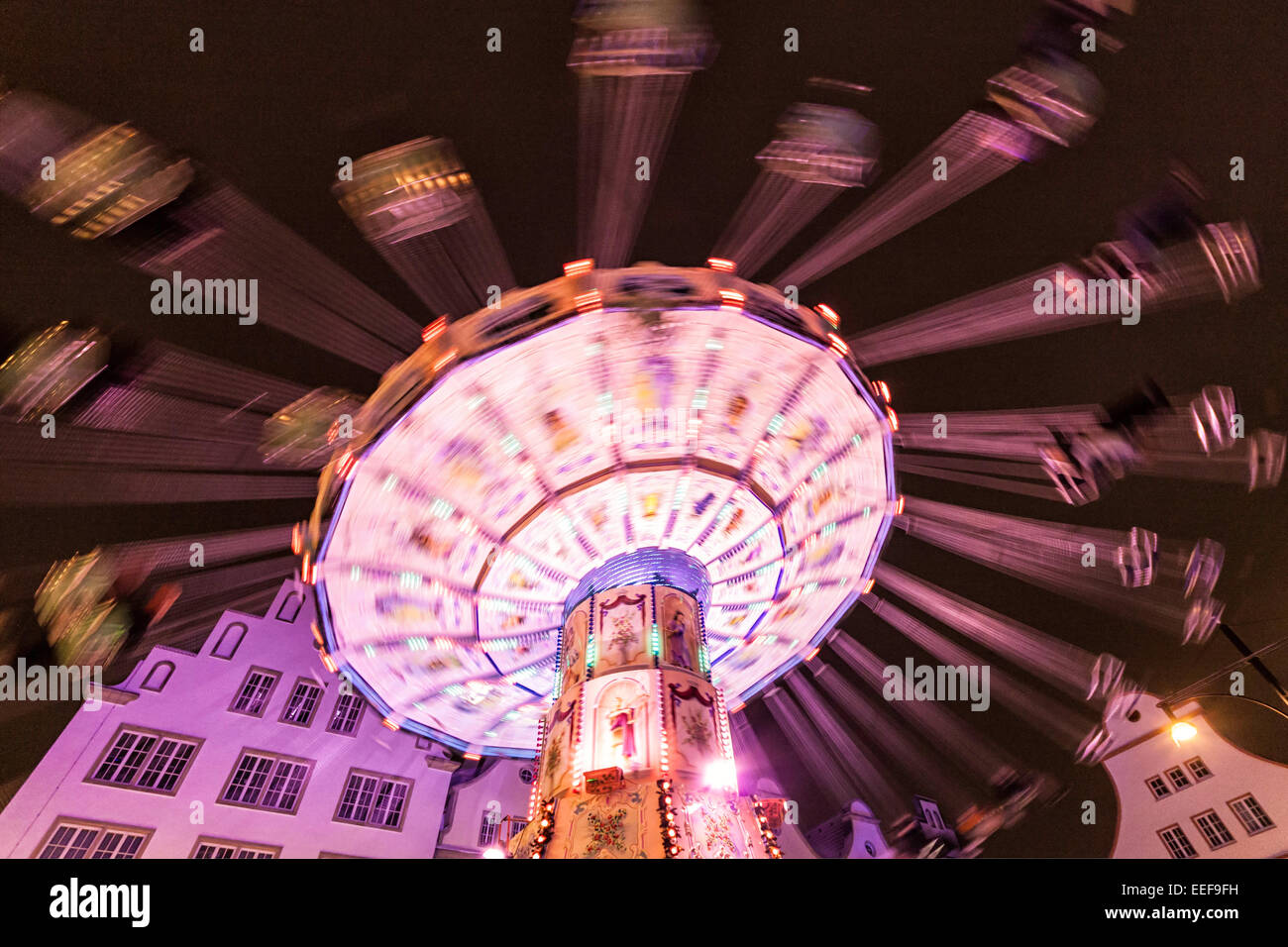 Christmas market in Rostock (Germany Stock Photo Alamy