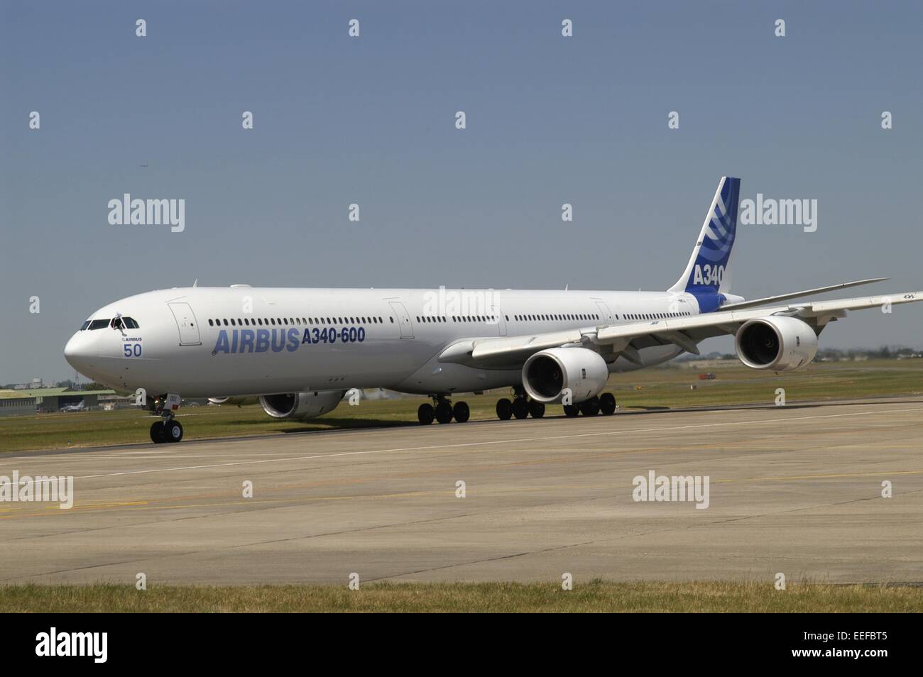 Airbus A 340 airliner Stock Photo