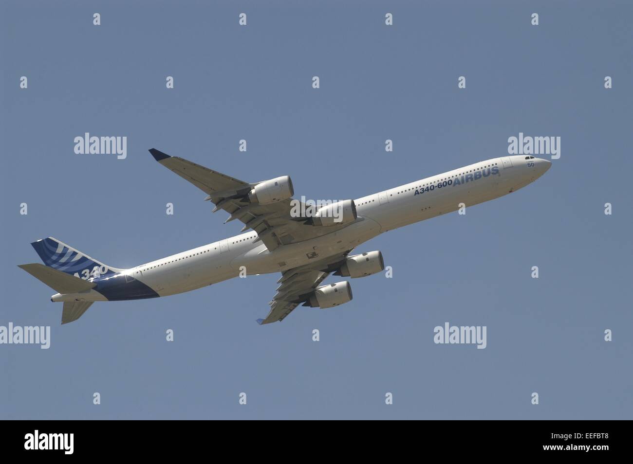 Airbus A 340 airliner Stock Photo