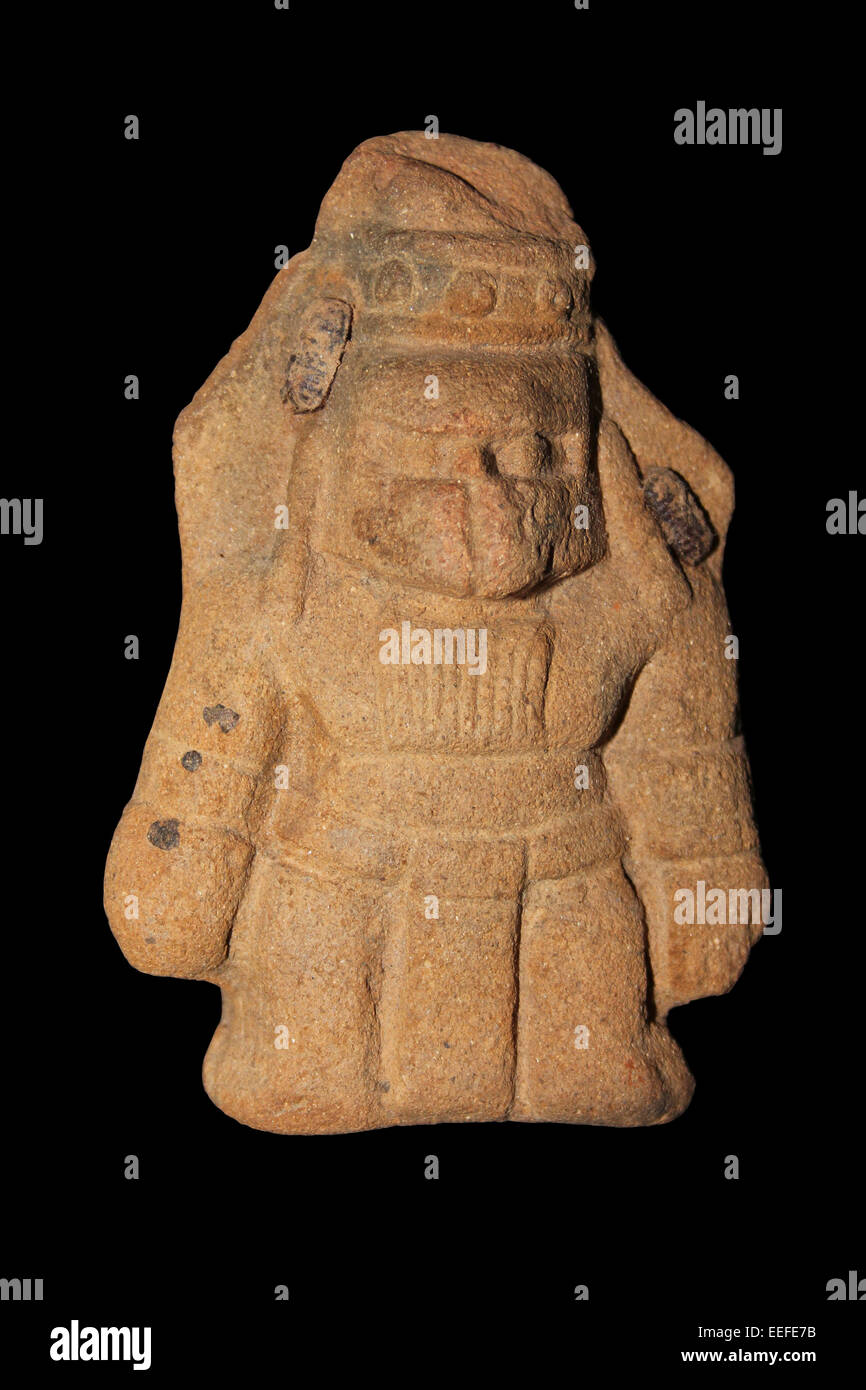 Mayan Pottery Figure Stock Photo