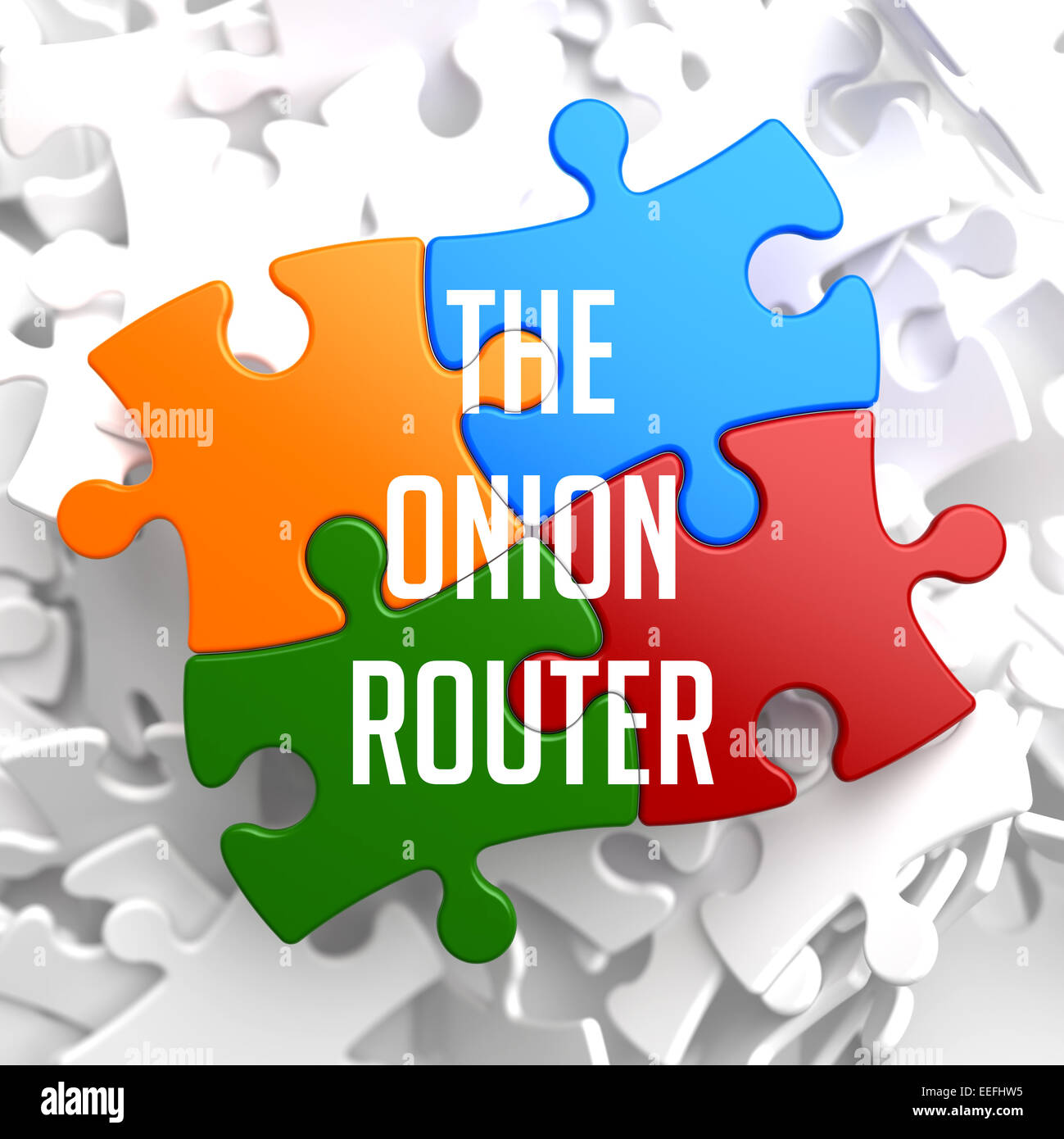 The Onion Router on Variegated Puzzle Stock Photo Alamy