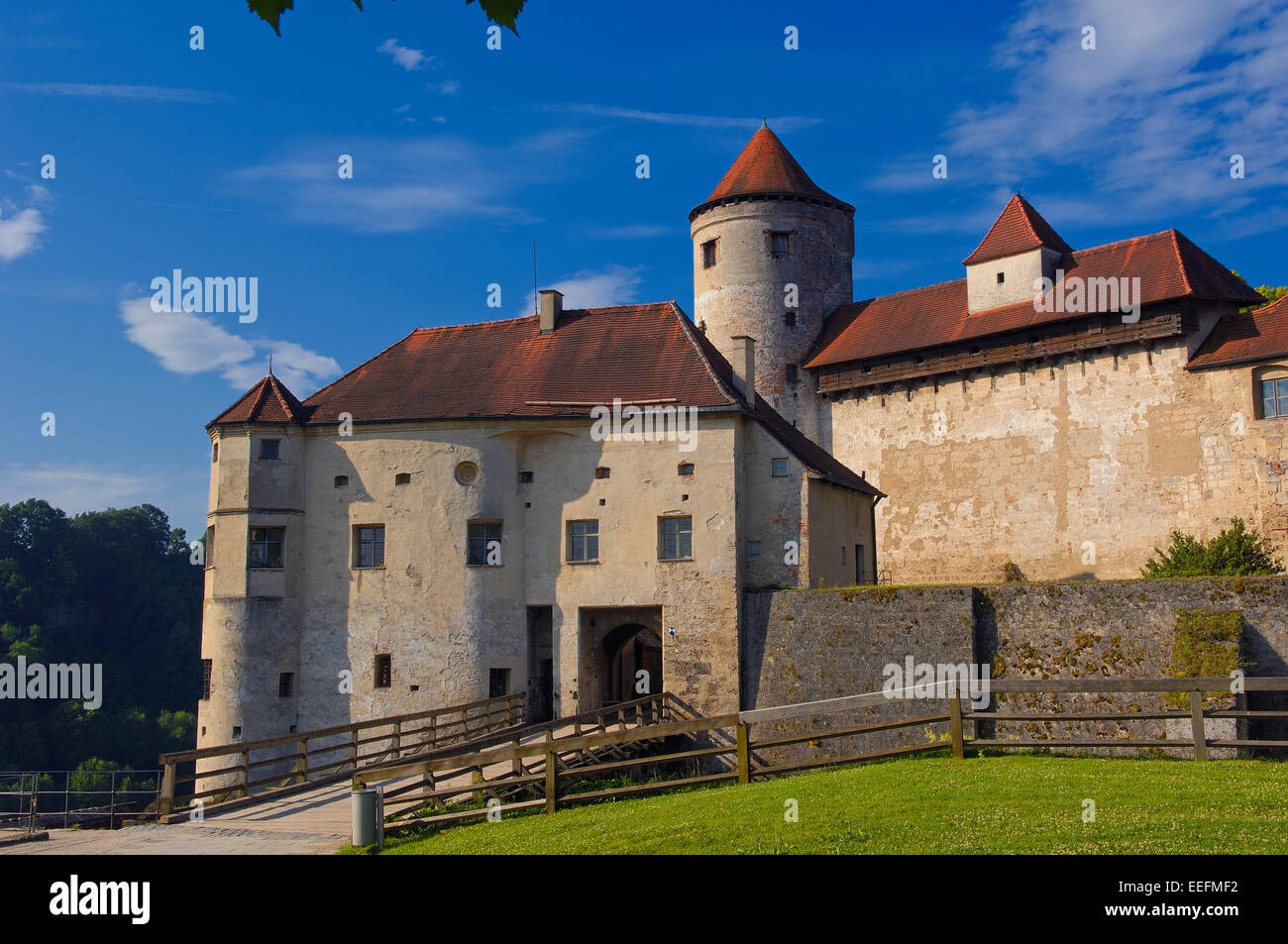 Burghausen, Castle, Altotting district, Upper Bavaria, Bavaria, Germany Stock Photo