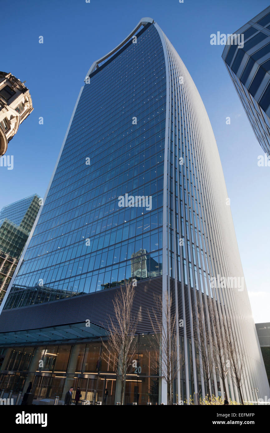 20 Fenchurch Street known as the 'Walkie Talkie' in the heart of the City of London Stock Photo