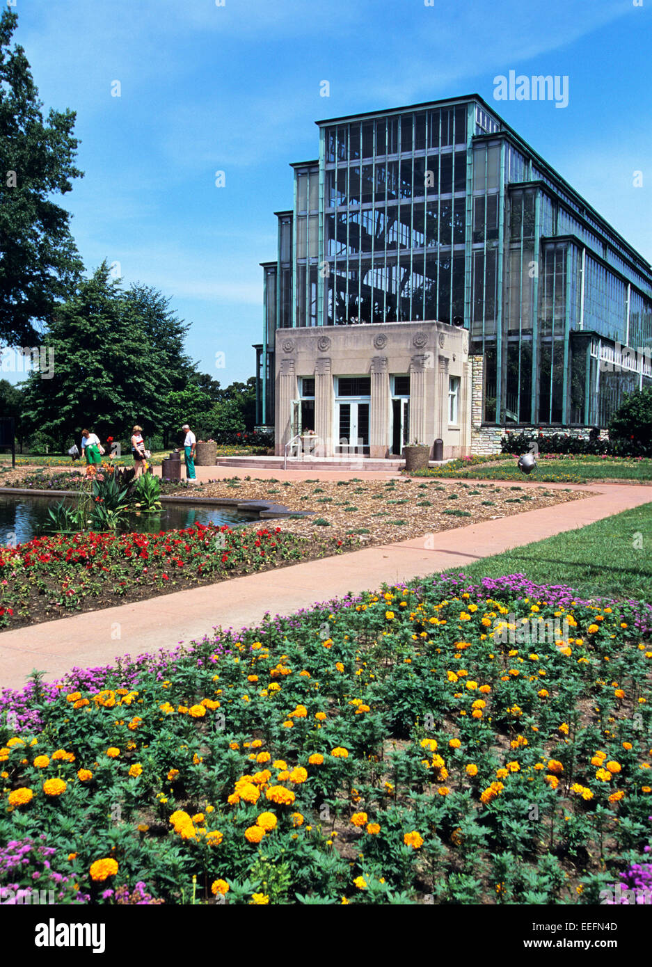 Jewel Box floral conservatory, Forest Park, St. Louis, Missouri, USA