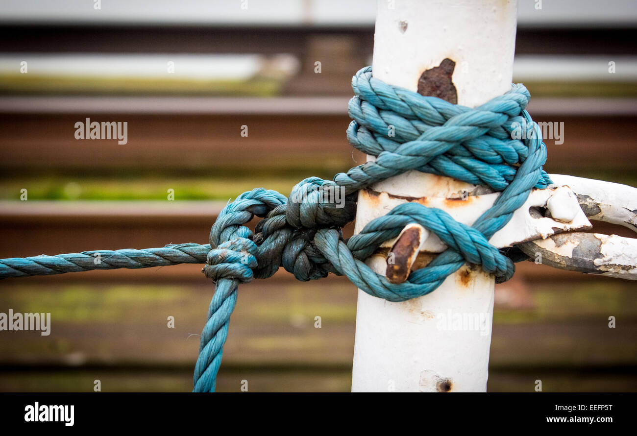 Rope Barrier High Resolution Stock Photography and Images - Alamy