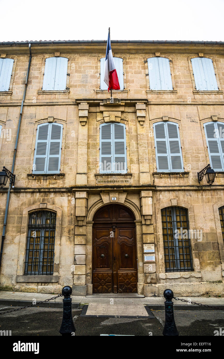 Sous Prefecture building, Arles, Bouches-du-Rhone, France Stock Photo -  Alamy