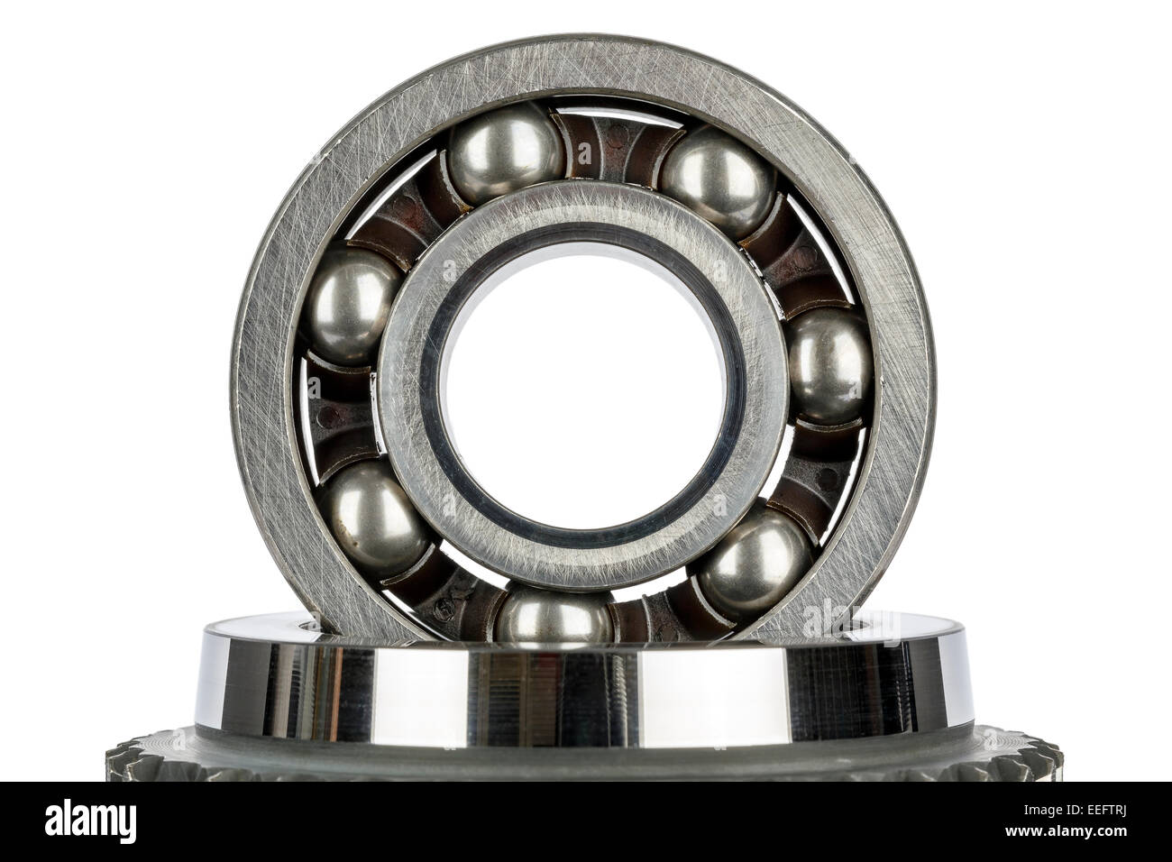 Worn ball bearing Stock Photo Alamy