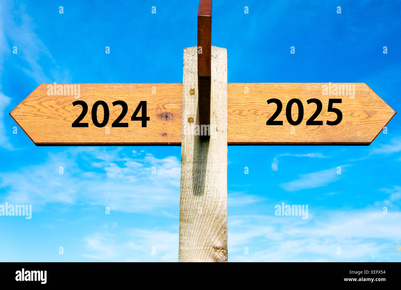 Year 2024 and 2025 signs hires stock photography and images Alamy