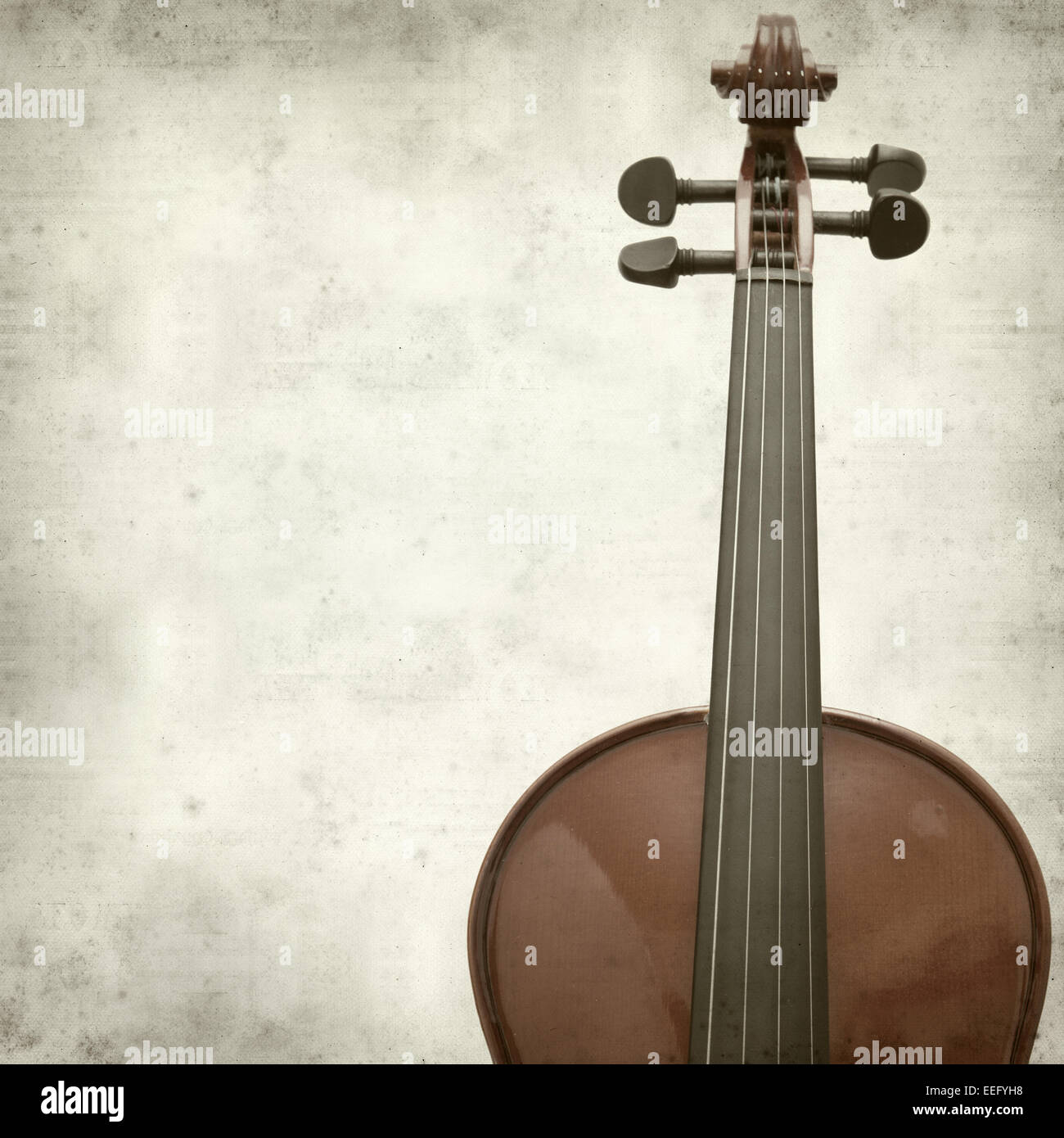 Vilon Paper textured old paper background with violin Stock Photo - Alamy
