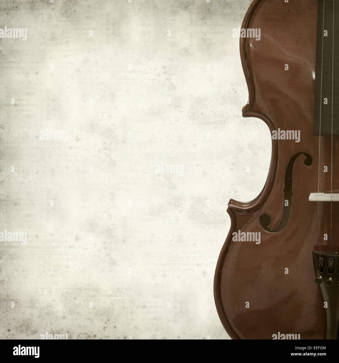 Vilon Paper textured old paper background with violin Stock Photo - Alamy