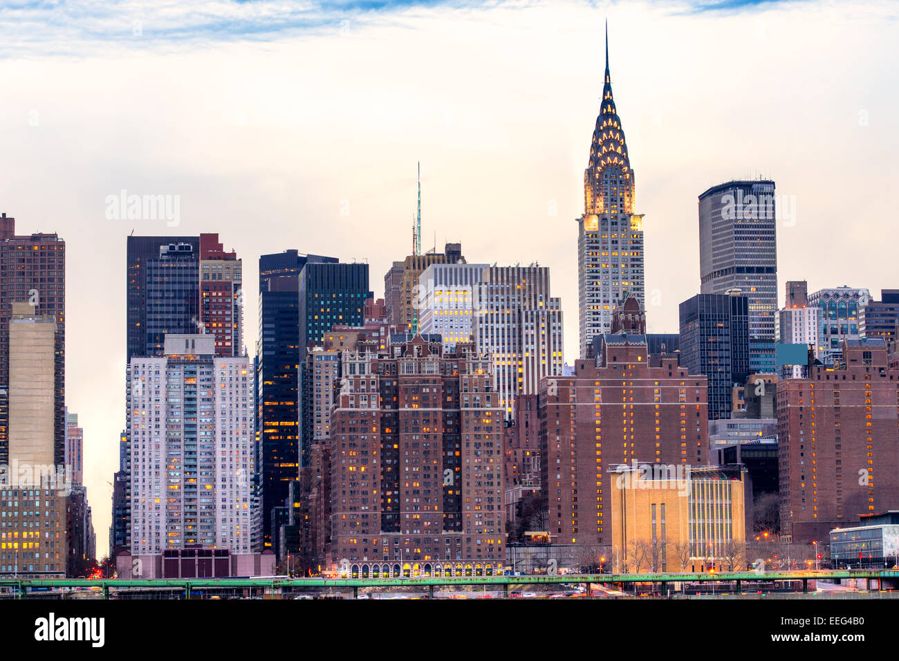 Midtown Manhattan skyline, New York City. USA. Stock Photo