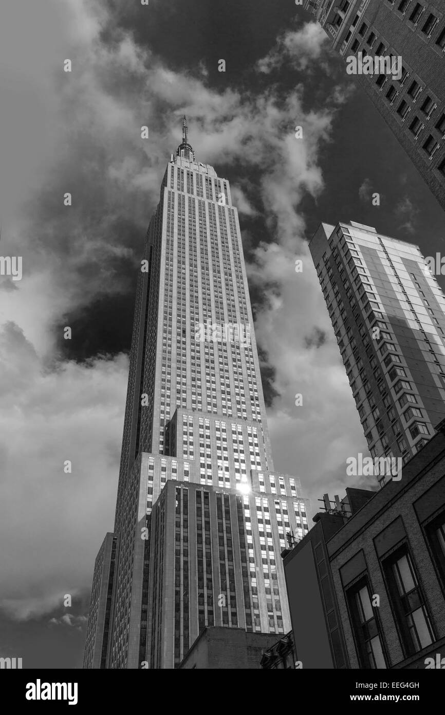 Empire State Building in Manhattan New York City USA Stock Photo - Alamy