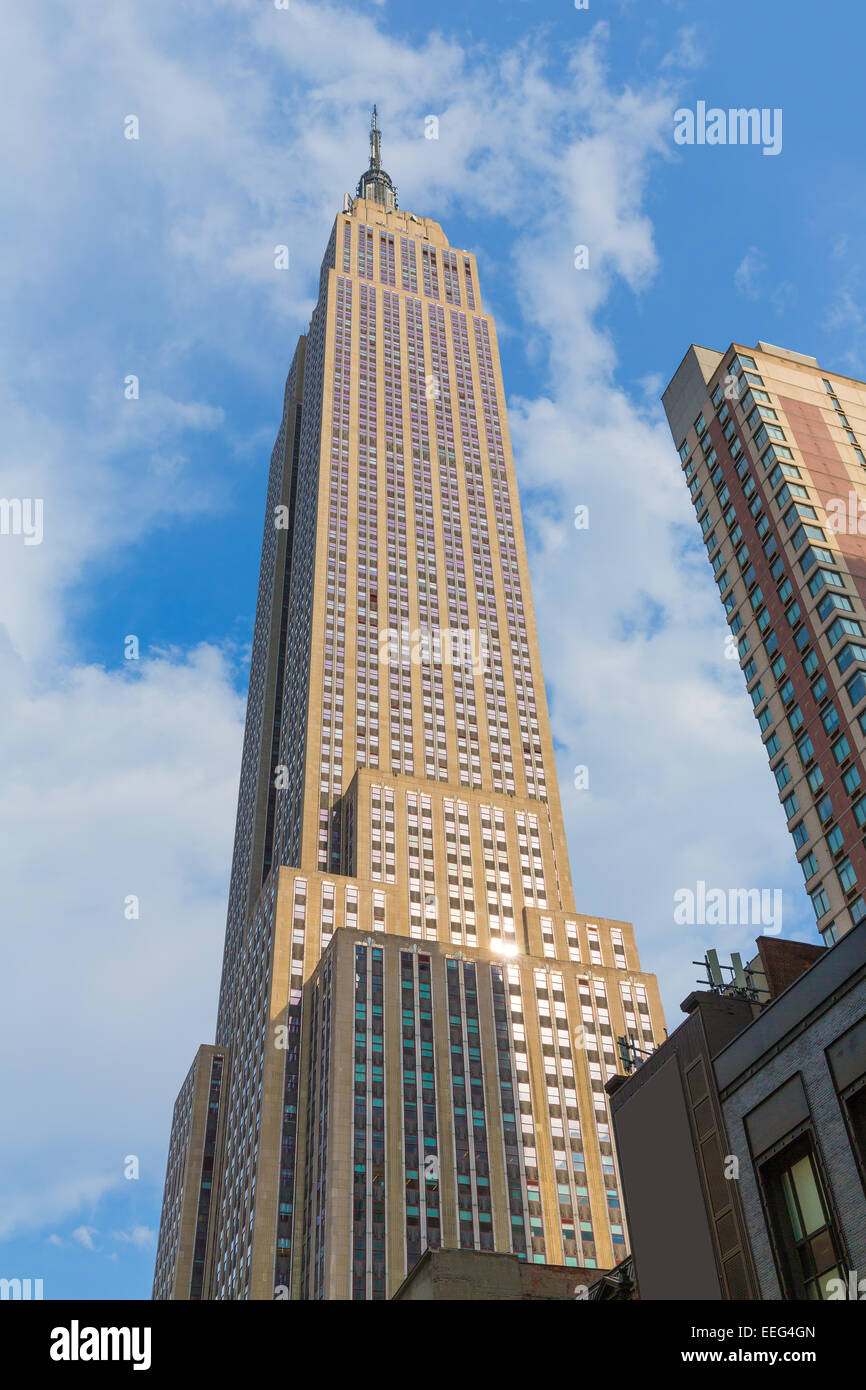 Empire State Building in Manhattan New York City USA Stock Photo - Alamy