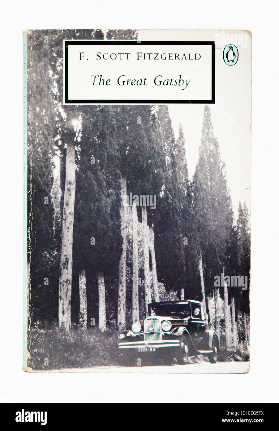 F Scott Fitzgerald The Great Gatsby Penguin Classic book cover Stock Photo