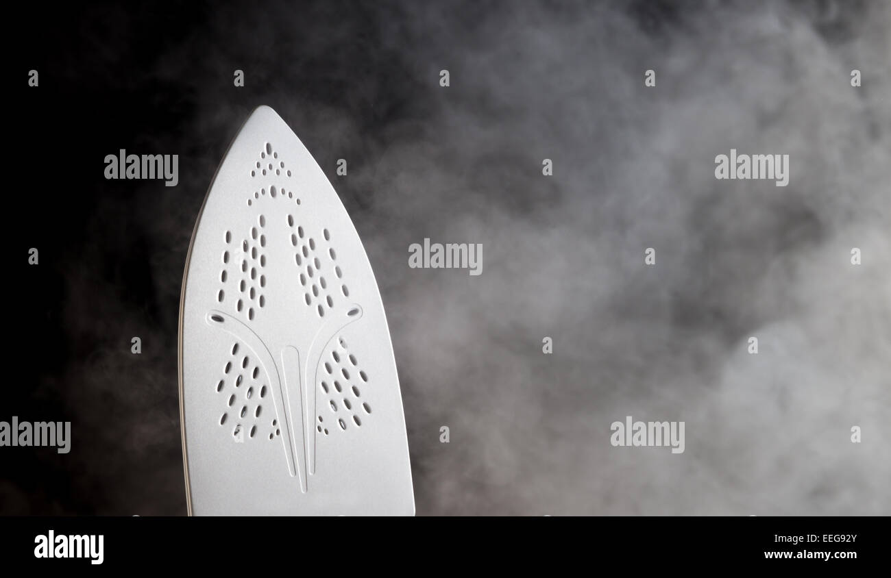 Hot iron blowing steam Stock Photo Alamy