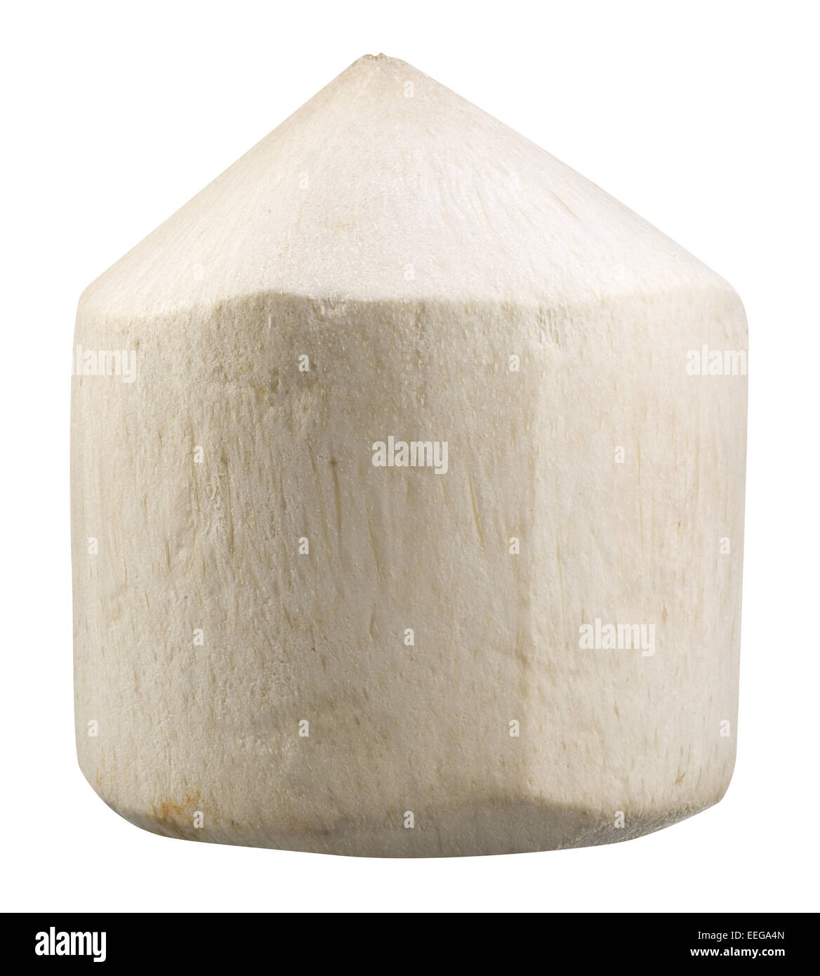 Coconut water in the nut. Clipping paths. Stock Photo