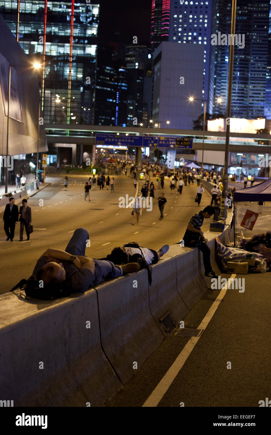 Umbrella Movement/Revolution in Hong Kong, 2014 Stock Photo Alamy