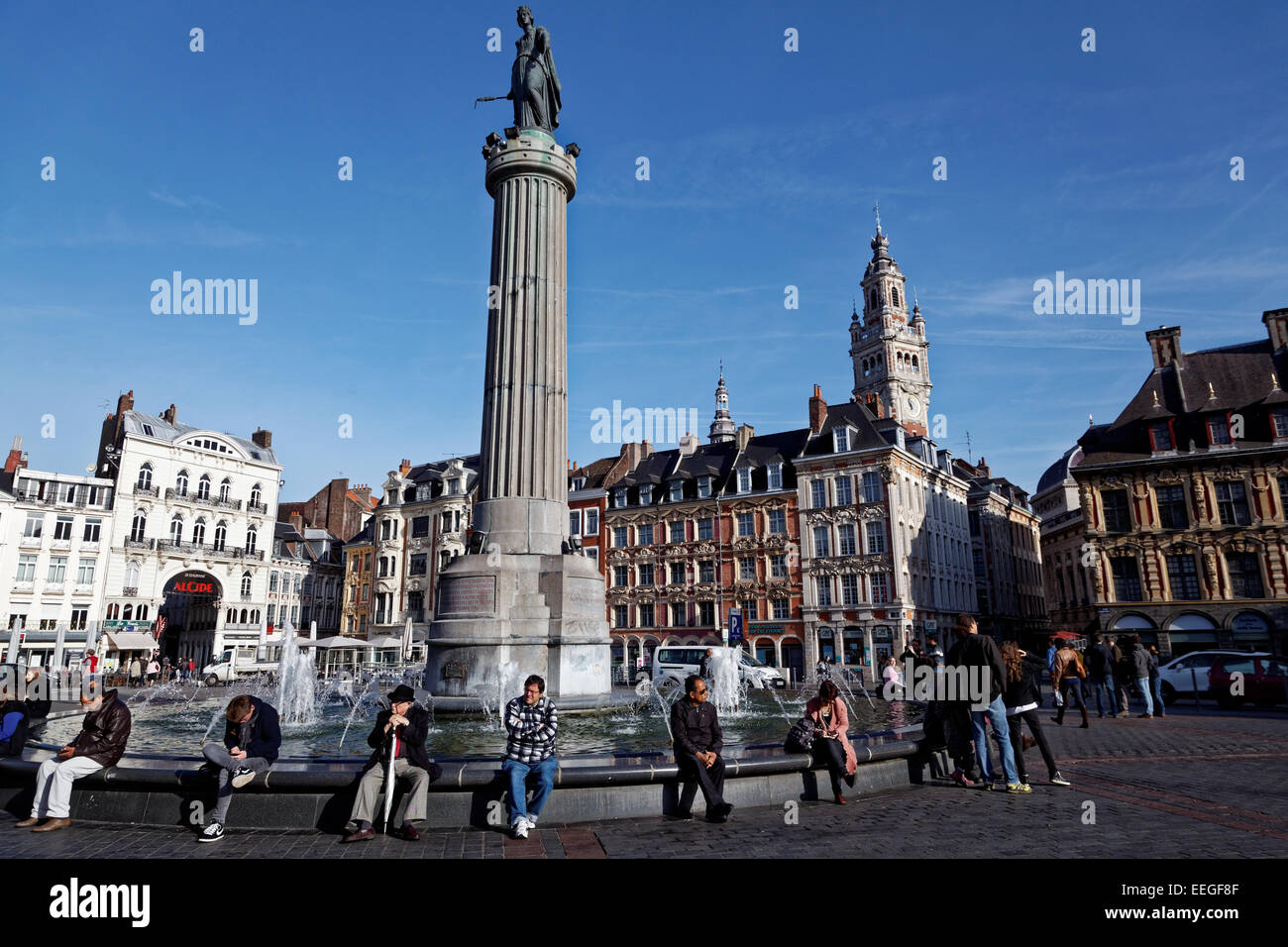 Place de General de Gaulle, Lille, France Stock Photo Alamy