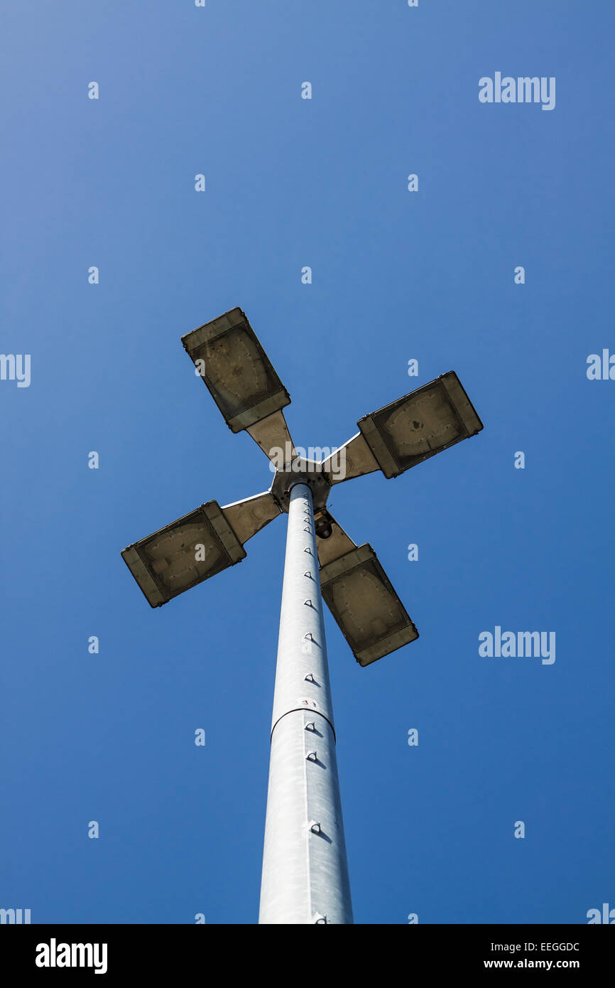 A Lantern With Blue Sky Stock Photo Alamy