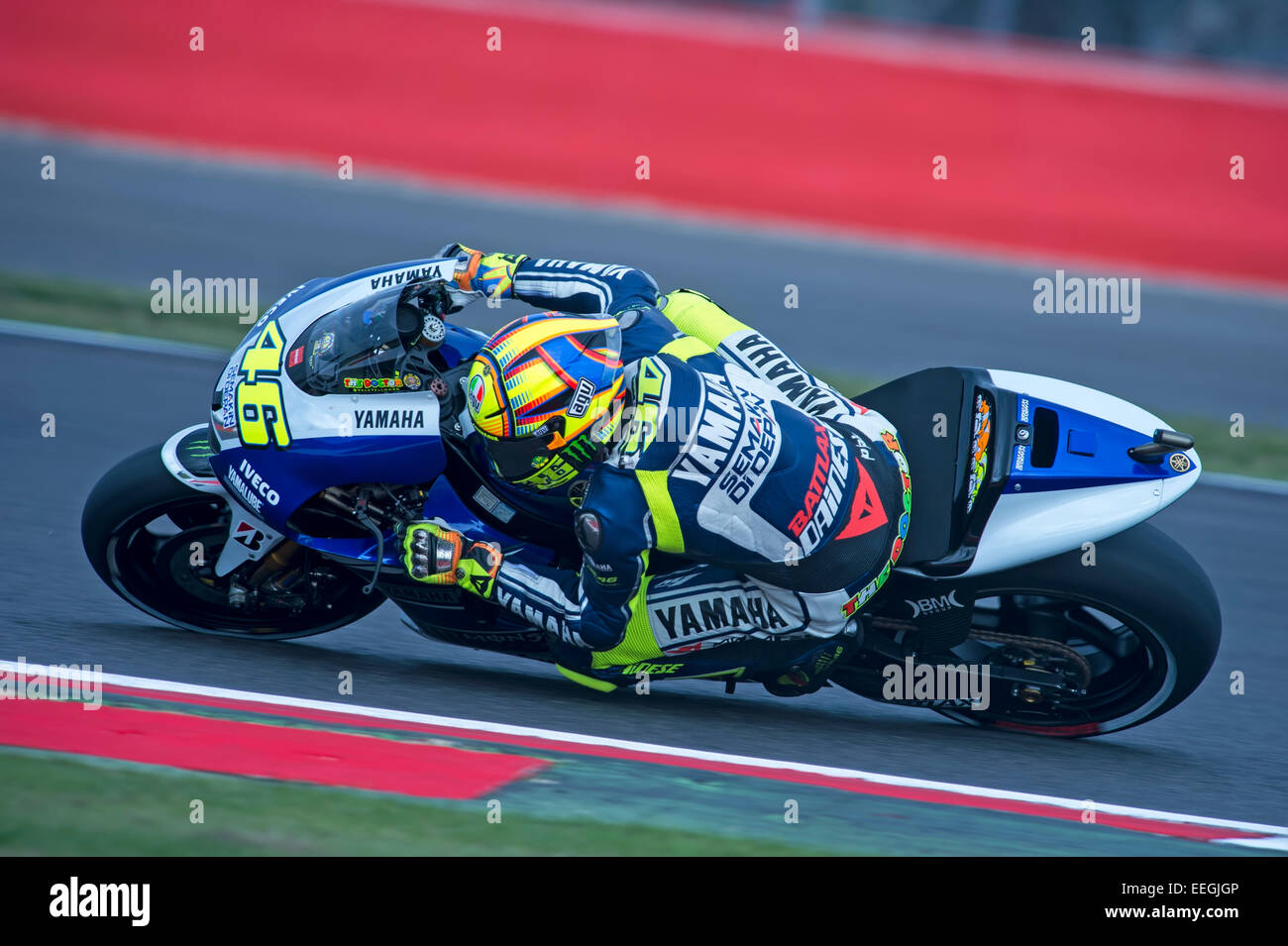 valentino rossi, 46, yamaha, 2013. Stock Photo