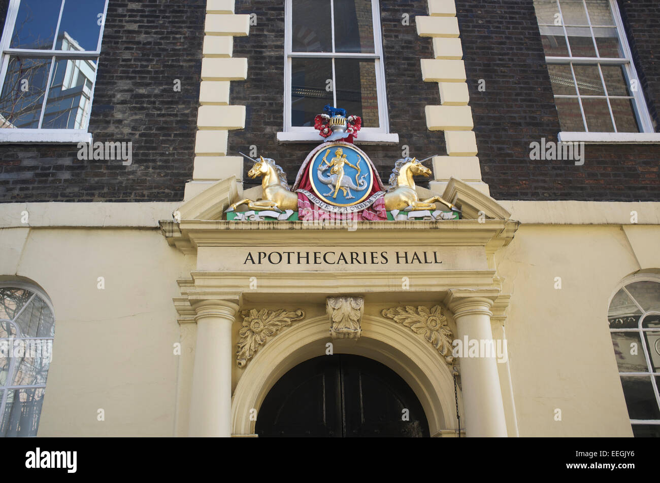Apothecaries Hall facade, London Stock Photo