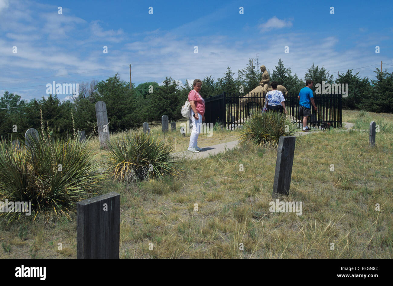 Boot Hill Cemetery Grave Markers High Resolution Stock Photography and ...