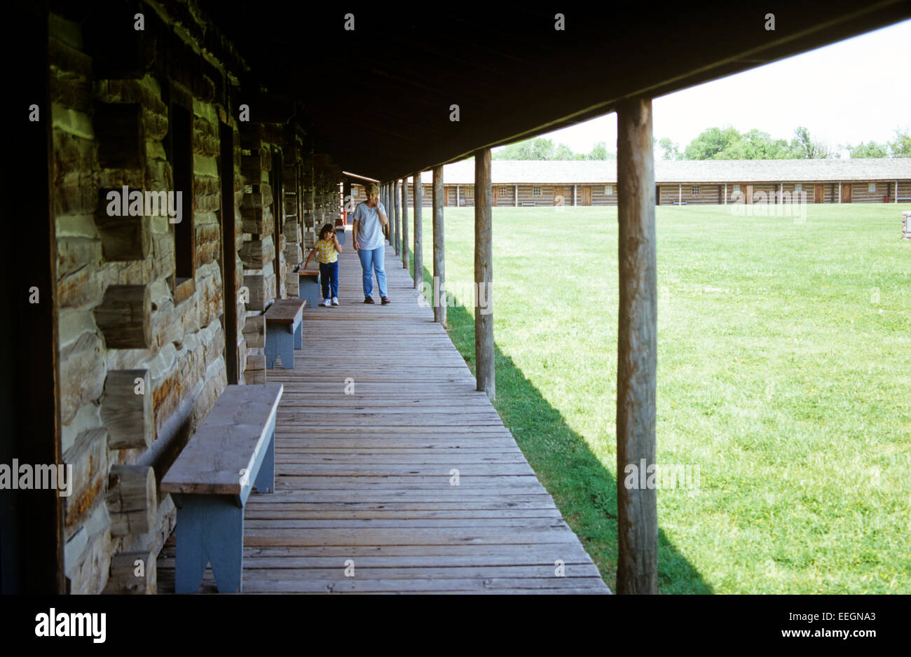 Fort Atkinson historical park, North of Omaha, Nebraska, USA Stock