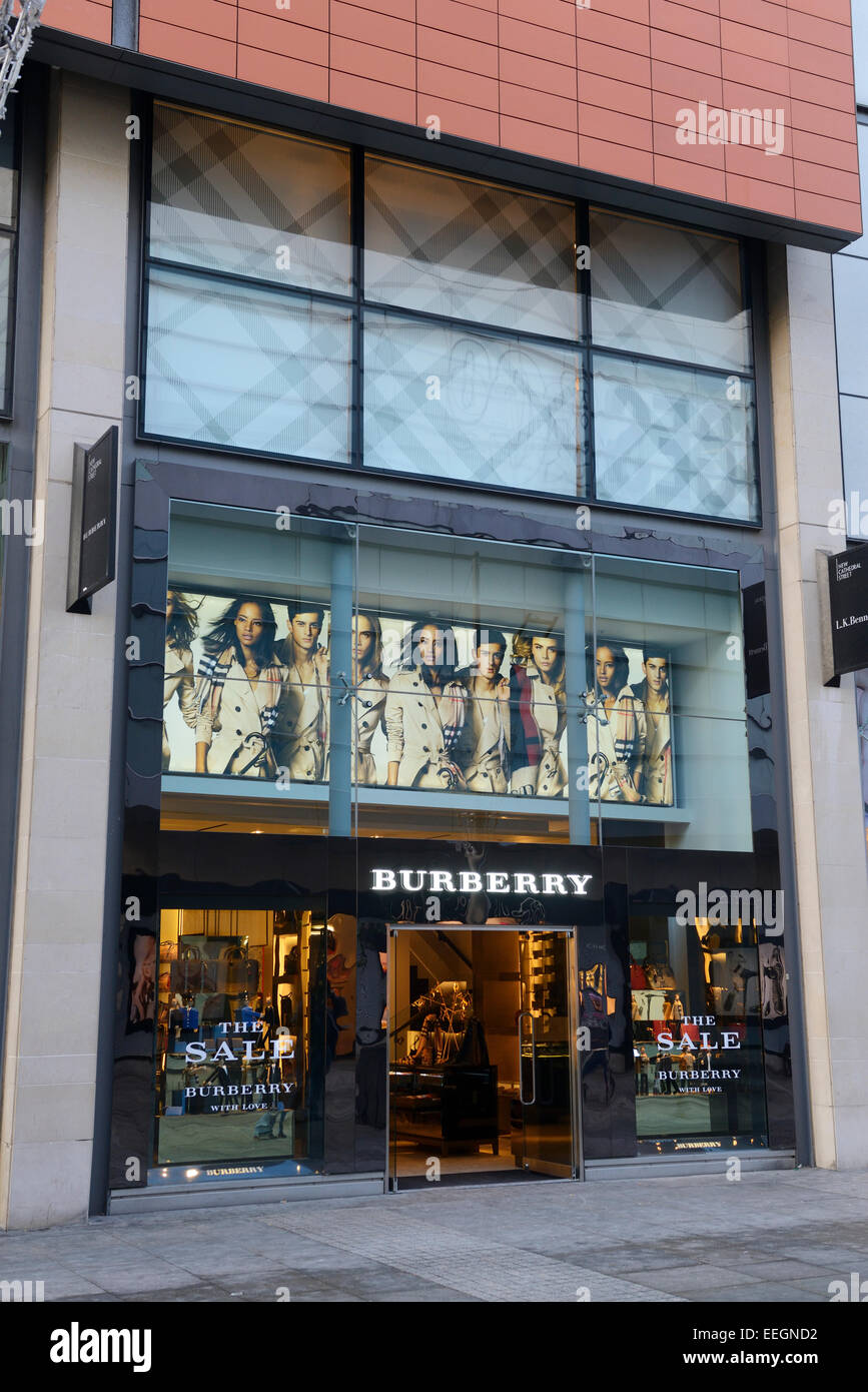 Burberry manchester hi-res stock photography and images - Alamy
