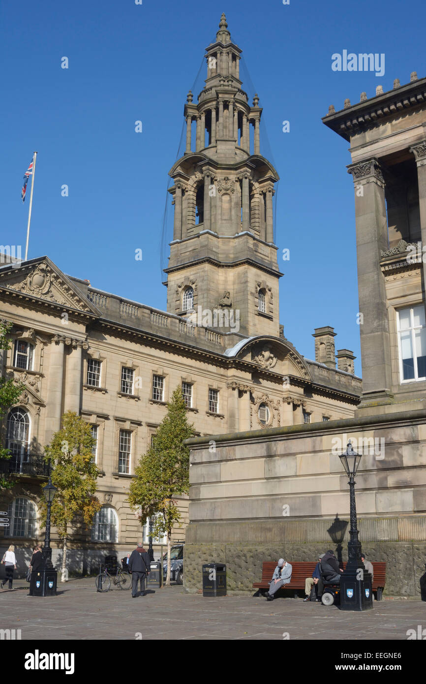 Preston Town Hall, the administrative centre for Lancashire a grade 2