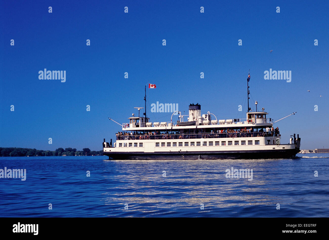 Toronto Island Ferry Harbourfront, Toronto, Ontario, Canada Stock Photo