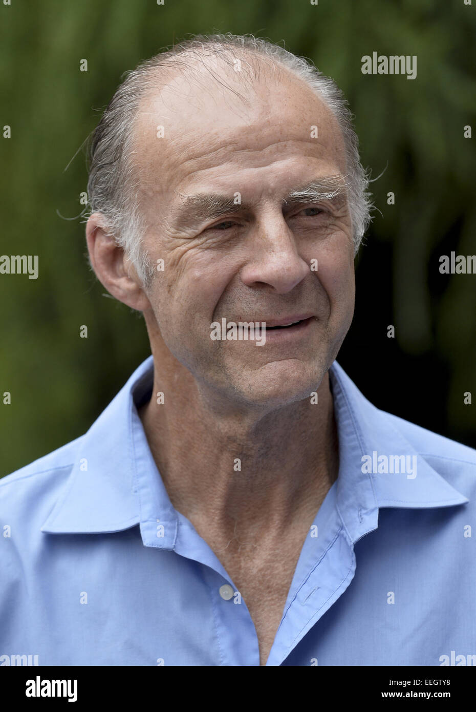 Ice Warriors Sir Ranulph Fiennes Project Patron attends a photocall at the Royal Geographical Society. Expedition Patron (to be announced) the Hon Alexandra Shackleton, Granddaughter of the great explorer Sir Ernest Shackleton – will be announcing that th Stock Photo