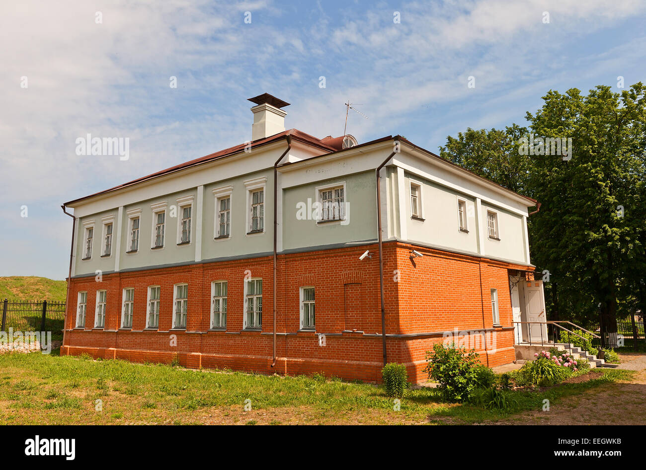 Building of former Gentry Assembly (circa 1888) in Dmitrov kremlin. Dmitrov, Russia Stock Photo