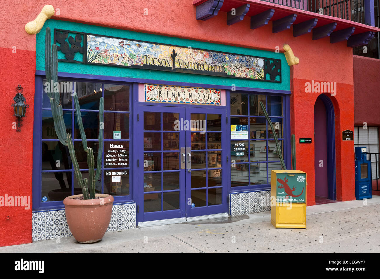 Tucson Visitors Center, Downtown Tucson, Arizona Stock Photo