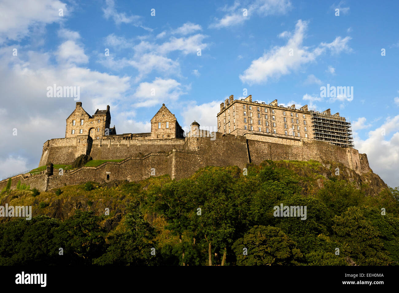 edinburgh castle scotland uk Stock Photo