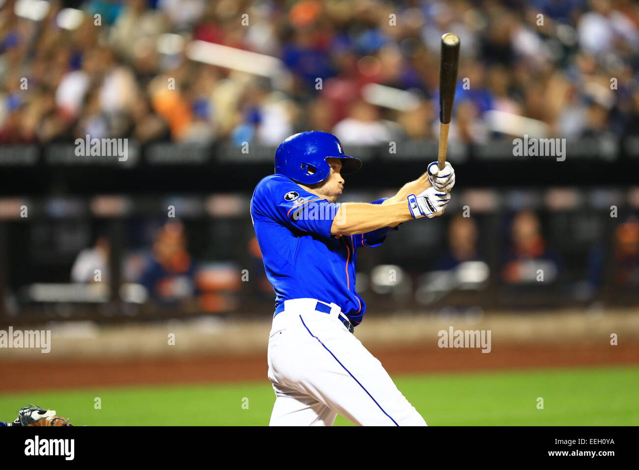 Mat Den Queens, NY/USA – 27th Sept. 2014: New York Mets Matt den Dekker bats ...