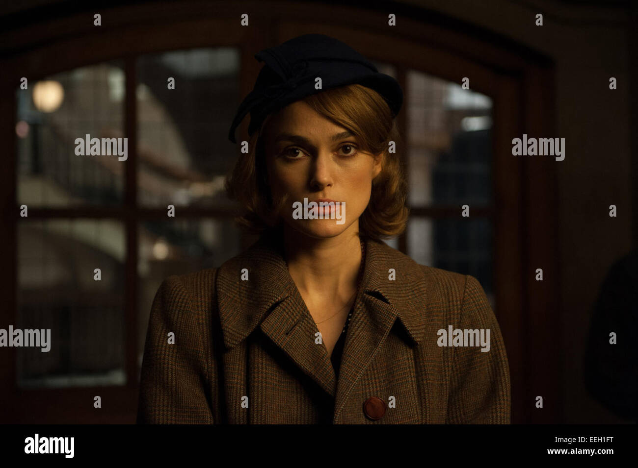 The Imitation Game is a 2014 historical thriller film about British mathematician, logician, cryptanalyst and pioneering computer scientist Alan Turing. Turing was a key figure in cracking Nazi Germany's naval Enigma code which helped the Allies win the Second World War, only to later be criminally prosecuted for his homosexuality. The film stars Benedict Cumberbatch as Turing, and is directed by Morten Tyldum. Stock Photo