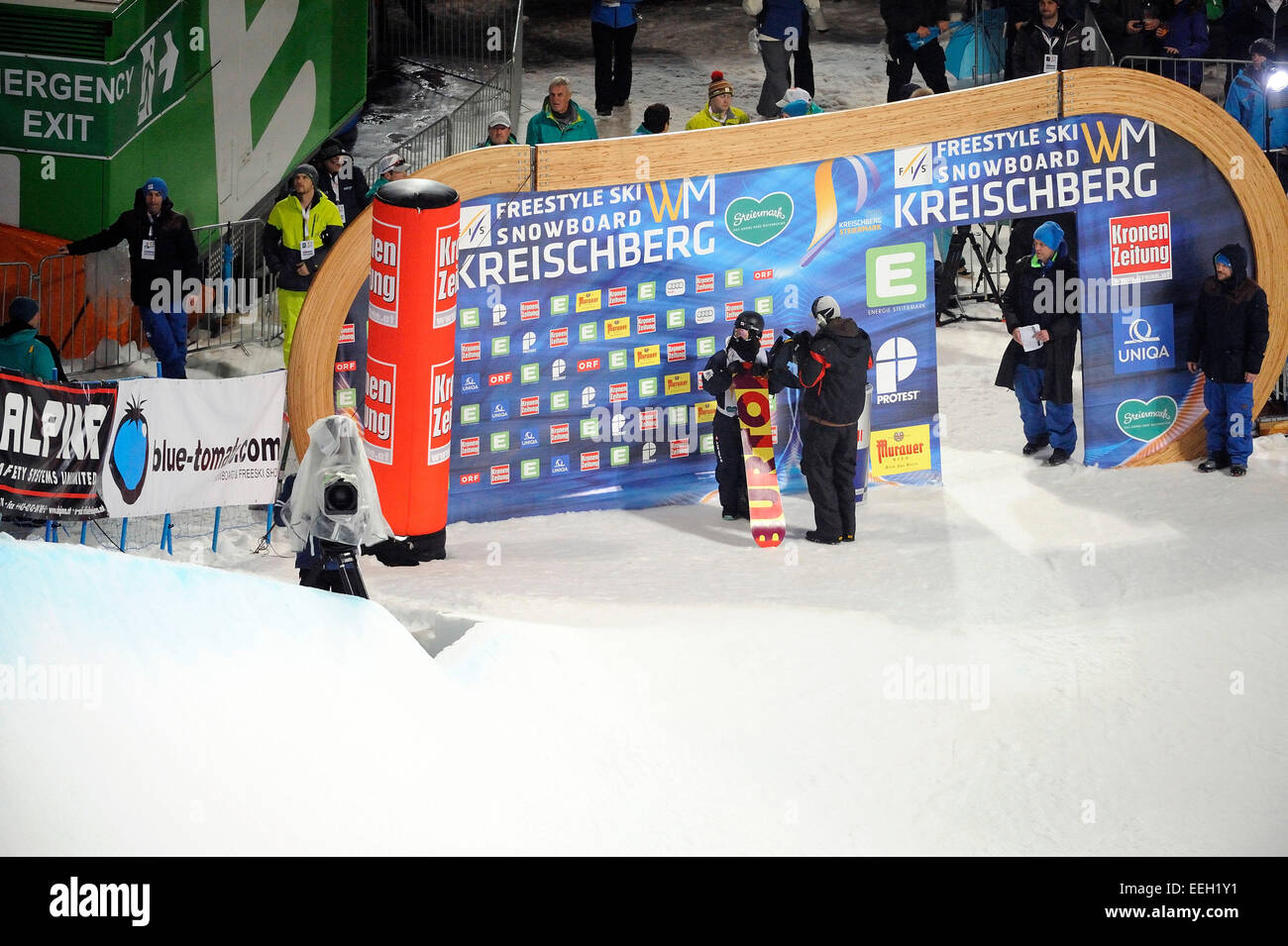 Kreischberg, Austria. 11th Jan, 11. Hikaru Oe (JPN) Snowboarding ... Kreischberg, Austria. 11th Jan, 11. Hikaru Oe (JPN) Snowboarding ...