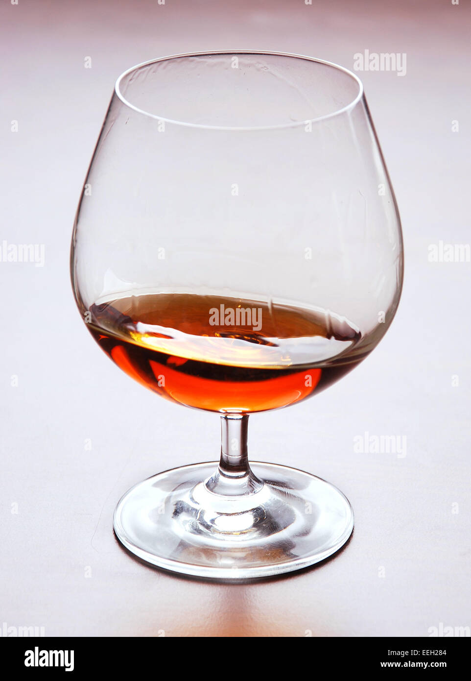 Glass of cognac Stock Photo Alamy