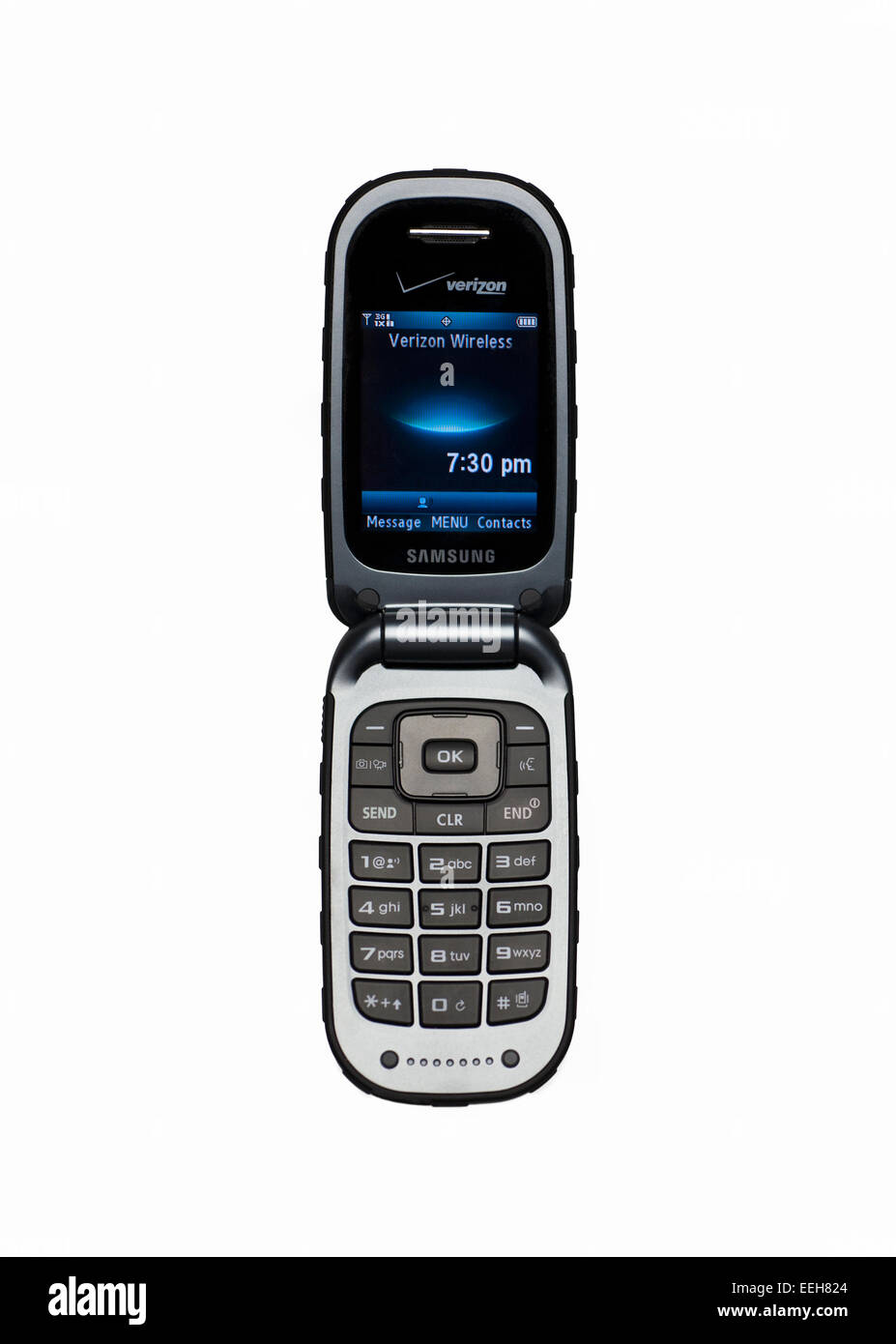 Verizon Wireless Samsung Convoy Smart Flip Phone, cellphone. Stock Photo