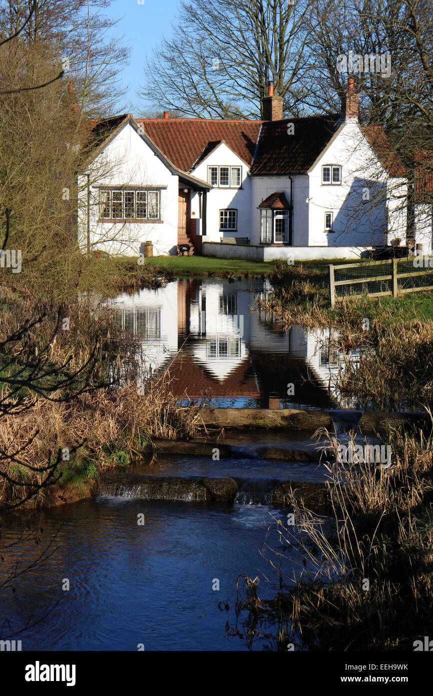 Donington on Bain Lincolnshire Wolds,winter Stock Photo Alamy