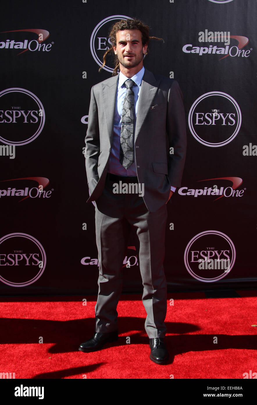 2014 ESPYS Awards - Arrivals  Featuring: Kyle Beckerman Where: Los Angeles, California, United States When: 16 Jul 2014 Stock Photo