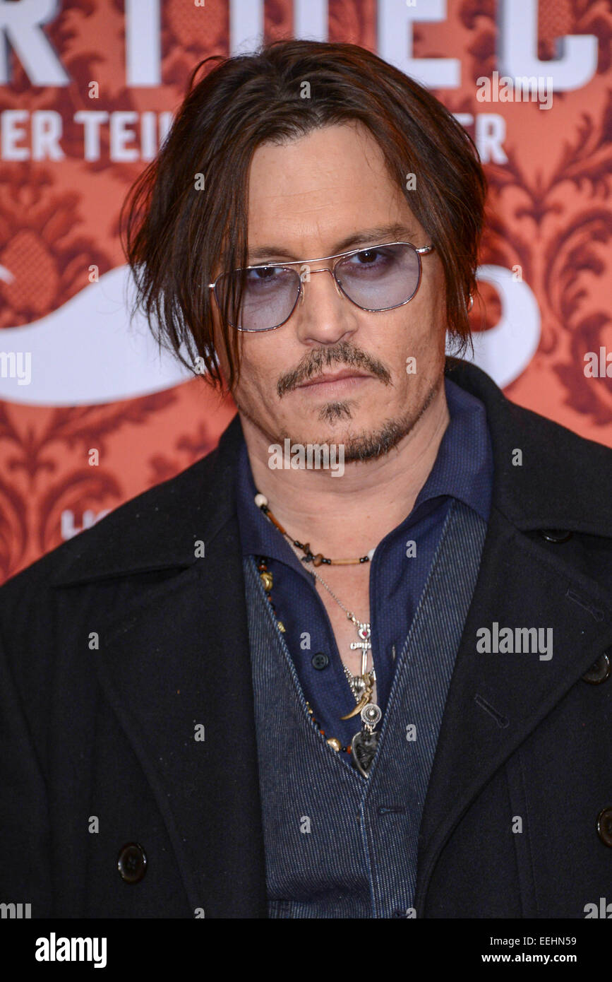 London, UK. 18th Jan, 2015. American actor Johnny Depp attends the ...