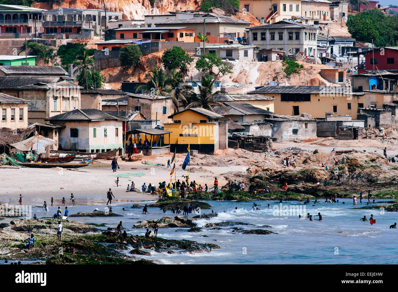 Cape Coast beach, Ghana Stock Photo Alamy